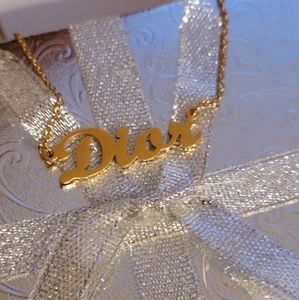 1 Gold Logo Necklace Chain stainless